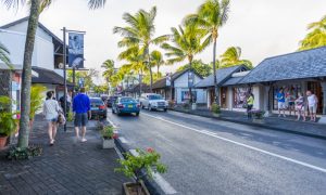 Sunset Boulevard in Grand Baie Mauritius