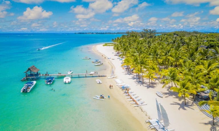 Beach in Mauritius