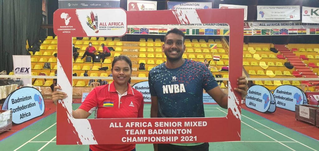 Mauritius Badminton Team Sponsored by 2Futures