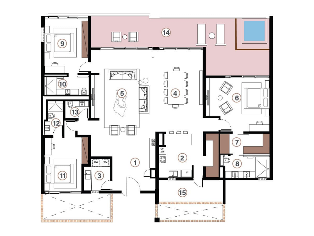 3bedroom penthouse