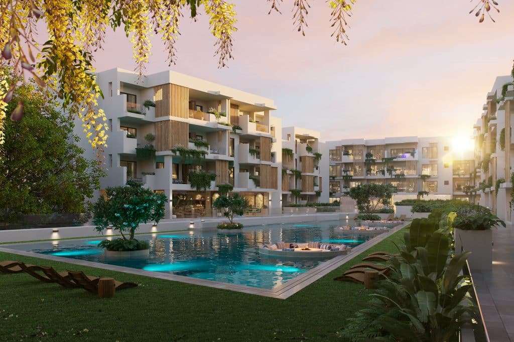 la residence premium pierre & vacances ile maurice exterior facade bain boeuf mauritius